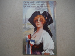 CPA19  14-18  Patriotique - Alsace - "J'ai Su Garder Mon Coeur..." - Guerra 1914-18
