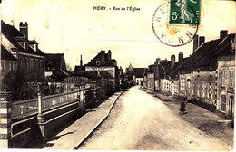 89 . Yonne : Héry : Rue De L ' église . - Hery