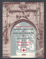 CARNET CROIX ROUGE 1970 N°2019a : VARIETE 27 MM AU LIEU DE 32 NEUF ** - Storia Postale