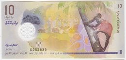 Maldives NEW - 10 Rufiyaa 10.3.2018 POLYMER - UNC - Maldive