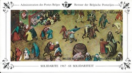 Bekgië   O.B.C   Luxeblad  1437 / 1442    (OO)    Breugel - Feuillets De Luxe [LX]