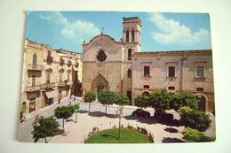 ANDRIA - Piazza S Agostino  CHIESA    PUGLIA BARI  VIAGGIATA  COME DA FOTO - Andria