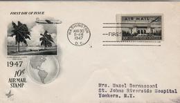 USA - 1947 - FDC Air Mail Stamp Mi# 560 - 1941-1950