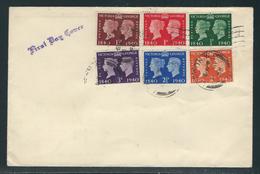 FDC 100 Jahre Briefmarken MiNr. 215 Bis 220 Satz, Gestempelt LONDON W.I. 6/5 PM 6 MY 40 - ....-1951 Vor Elizabeth II.