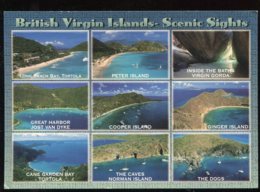 CPM Antilles Iles Vierges British Virgin Islands Scnic Sights Multi Vues - Britse Maagdeneilanden