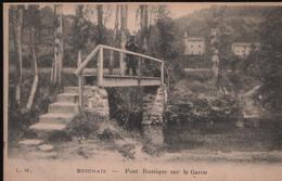 Cpa BRIGNAIS 69 - 1904 - Pont Rustique Sur Le Garon (animée) L.M. - Brignais