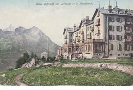 HOTEL RIFFELALP SUR ZERMATT,ET LE WEISSHORN,-VIAGGIATA-NO-1915.F.P-MT.300 - VS Valais
