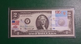 USA : Billet De 2 $ 1976 Atlanta Et Drapeau De Fiji GEM NC - Collections