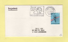 Tour De France 1989 - Depart A Luxembourg - 2-7-1989 - Storia Postale