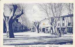Buis-les-Baronnies (Drôme) - Place Du Quinconce - Edition Grosset - Carte ERA Non Circulée - Buis-les-Baronnies