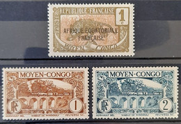 MOYEN CONGO - N°1-113-114 - Neuf Sans Charnières ** MNH - Ungebraucht