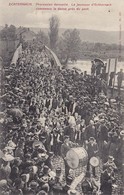 ECHTERNACH Procession Dansante La Jeunesse D’Echternach Commence La Danse Près Du Pont Circulée Timbrée - Echternach