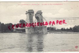 42-  ANDREZIEUX- LES DEBRIS DU PONT INONDATIONS DU 17 OCTOBRE 1907 - Andrézieux-Bouthéon