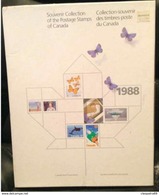 CANADA 1988 YEAR BOOK COLLECTION SOUVENIR BUTTERFLY DOG SHIPS SPORTS 15896 - Sammlungen