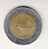 500 Lire Quirinale 1987 - 500 Liras