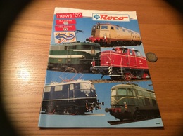 Catologue 24 Pages "Roco - News 89 " (train, Locomotive, Chemin De Fer, SNCF, DB) - Alemania