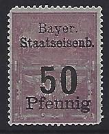 Bayern 1911 Staatseisenbahn 50pf (**) MNH - Other & Unclassified