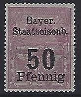 Bayern 1911 Staatseisenbahn 50pf (**) MNH - Otros & Sin Clasificación