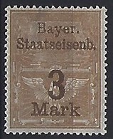 Bayern 1911 Staatseisenbahn 3m (*) MM - Autres & Non Classés