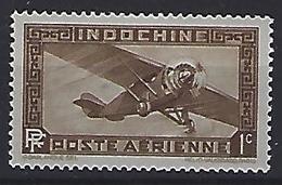 Indochina 1933 Air 1c (**) MNH - Posta Aerea
