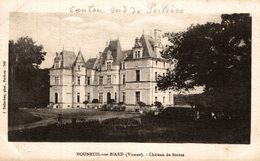 VOUNEUIL SUR BIARD  CHATEAU DE BOIVRE - Vouneuil Sous Biard