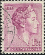 Pays : 286,04 (Luxembourg)  Yvert Et Tellier N° :   584 (o) - 1960 Charlotte, Diadeem