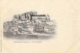 Gignan (Drôme) - Vue Du Midi, Le Château - Edition Hachette - Carte Dos Simple Non Circulée - Grignan