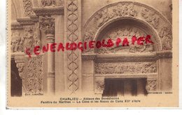 42- CHARLIEU- ABBAYE DES BENEDICTINS -FENETRE DU NARTHEX -LA CENE ET LES NOCES DE CANA - Charlieu