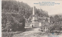 Brouvelieures - Monument Du Corps Franc Des Vosges - 1918 - Brouvelieures