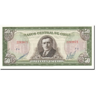 Billet, Chile, 50 Escudos, 1962-1975, Undated, KM:140b, SPL - Chile