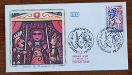 FRANCE Theatre, Marionnettes, Guignol Yvert N° 2235 FDC, Enveloppe 1er Jour. Obliteration CHARLEVILLE MEZIERES - Teatro