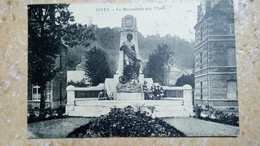 CPA. MONUMENTS AUX MORTS - GIVET - Monuments Aux Morts