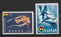 GHANA 1959 Birds, Cranes - Grues Et Gruiformes