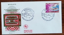 MONACO Telecommunications, Telecom, Festival International De Televsion FDC, 1er Jour. 1969 - Telekom