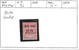 HOI HAO N° 20 * DOUBLE SURCHARGE - Unused Stamps