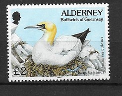 GREAT BRITAIN, Alderney 1995 Bird  (Morus Bassanus) - Oies