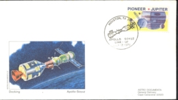 74336- APOLLO-SOYUZ SPACE SHIPS DOCKING, LINK UP, COSMOS, SPACE, SPECIAL COVER, 1975, USA - North  America