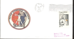 74337- SKYLAB-2 MISSION, SPACECRAFT, COSMOS, SPACE, SPECIAL COVER, COPERNICUS STAMP, 1973, USA - North  America