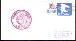 74339- SKYLAB-1 MISSION, SPACECRAFT,  COSMOS, SPACE, SPECIAL POSTMARK ON EAGLE EMBOISED COVER STATIONERY, 1973, USA - North  America