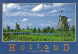 Kinderdijk (Zuid Holland, Paesi Bassi) Wind-Mills, Mulini A Vento - Kinderdijk