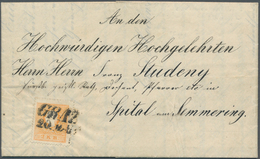 Österreich: 1858, 2 Kr. Franz Joseph Orange, Type II, Leuchtend Farbfrisches Exemplar Dieser Seltene - Other & Unclassified