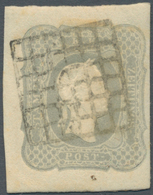Österreich: 1861, (1,05 Kreuzer) Grau Zeitungsmarke, Dreiseits überrandig, Rechts Noch Vollrandig, E - Andere & Zonder Classificatie