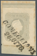 Österreich: 1861, (1,05 Kreuzer/Soldi) Grau Zeitungsmarke, Prägefrisches Oberrandstück Mit Komplette - Andere & Zonder Classificatie