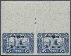 Österreich: 1920, Volksabstimmung Kärnten, 2½ Kr. Bis 20 Kr., Partie Von 53 Werten (ein Wert 7½ Kr. - Andere & Zonder Classificatie