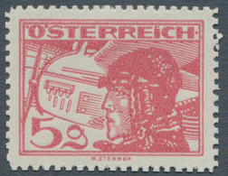Österreich: 1926, Flugpost, 5 Gr. Als Farbprobe In Karminrosa Auf Ungummiertem Papier. Fotoattest So - Autres & Non Classés