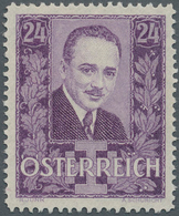 Österreich: 1934, 24 Gr. "Dollfuß" Als Probedruck In Rotviolett Auf Ungummiertem Papier, Signum. - Andere & Zonder Classificatie