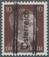 Österreich: 1945, GRAZER ZWEISTUNDEN-PROVISORIUM, 10 Pfg. Braun Mit Handstempelaufdruck, Postfrisch, - Autres & Non Classés