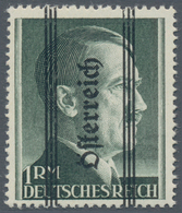 Österreich: 1945, Grazer Aufdruck, 1 RM Bis 5 RM, Komplette Serie Mit Fettem Aufdruck, Postfrisch, U - Sonstige & Ohne Zuordnung