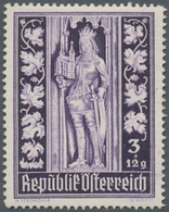 Österreich: 1946, Stephansdom, Komplette Serie Von Zehn Werten Je Als Probedruck In Abweichenden Far - Sonstige & Ohne Zuordnung