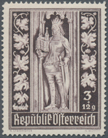 Österreich: 1946, Stephansdom, Komplette Serie Von Zehn Werten Je Als Probedruck In Abweichenden Far - Other & Unclassified